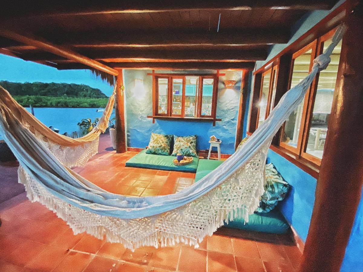 Casinha Azul Caraiva - Casa Completa Na Beira Do Rio Villa Bagian luar foto