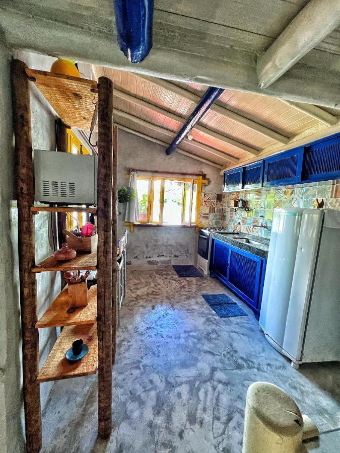 Casinha Azul Caraiva - Casa Completa Na Beira Do Rio Villa Bagian luar foto