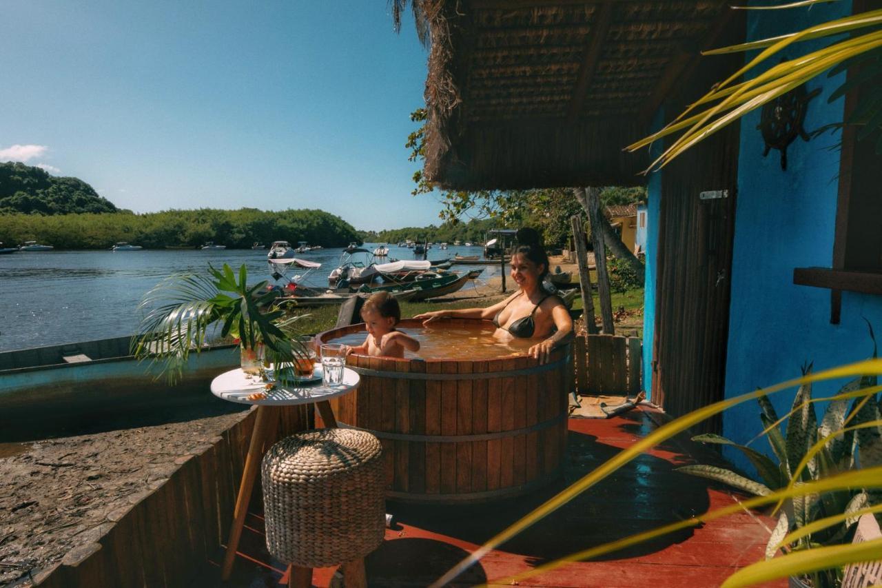 Casinha Azul Caraiva - Casa Completa Na Beira Do Rio Villa Bagian luar foto